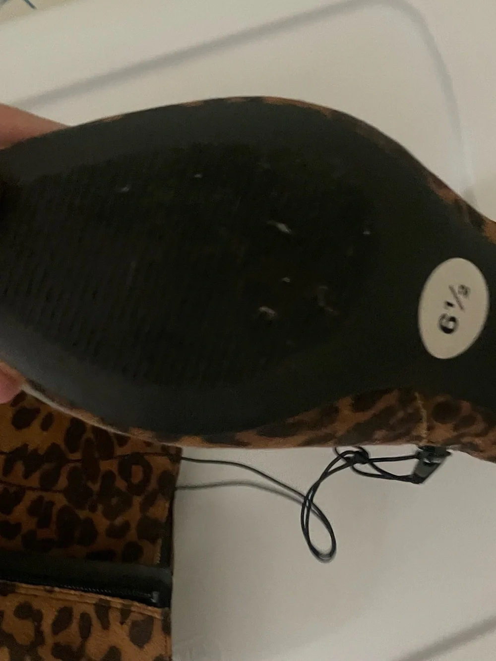 Leopard Print Ankle Booties - Brown Leopard